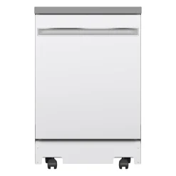 GE Lave-vaisselle portatif Portatif Blanc 24" 56dB - GPT225SGLWW