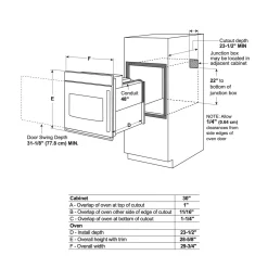 GE Profile Four encastré Acier inoxydable30