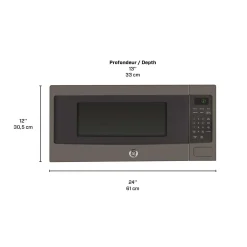 GE Profile Micro-ondes 1,1 pi3 Ardoise24
