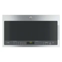GE Profile Micro-ondes/hotte 2,1 pi3, Acier inoxydable, 30", 400
