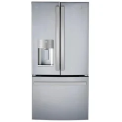 GE Profile Réfrigérateur 17,5 pi3 33 po Inox Portes françaises - PYE18HYRCFS