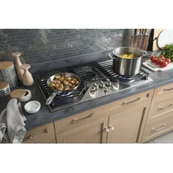 GE Profile Table de cuisson Gaz Acier inoxydable 36