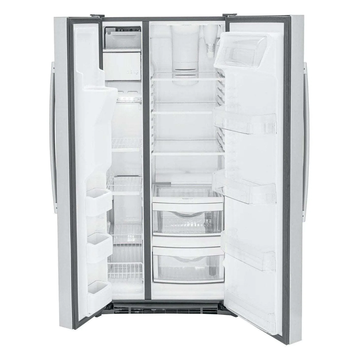 GE Réfrigerateur 23 pi3 33 po Acier inoxydable Côte à côte - GSS23GYPFS