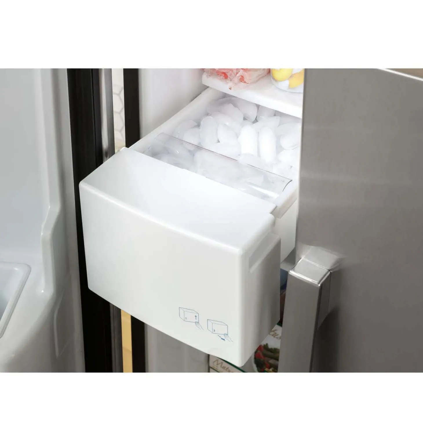 GE Réfrigerateur 23 pi3 33 po Acier inoxydable Côte à côte - GSS23GYPFS
