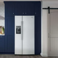 GE Réfrigerateur 23 pi3 33 po Acier inoxydable Côte à côte - GSS23GYPFS