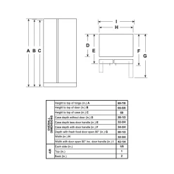 GE Réfrigerateur 23 pi3 33 po Acier inoxydable Côte à côte - GSS23GYPFS