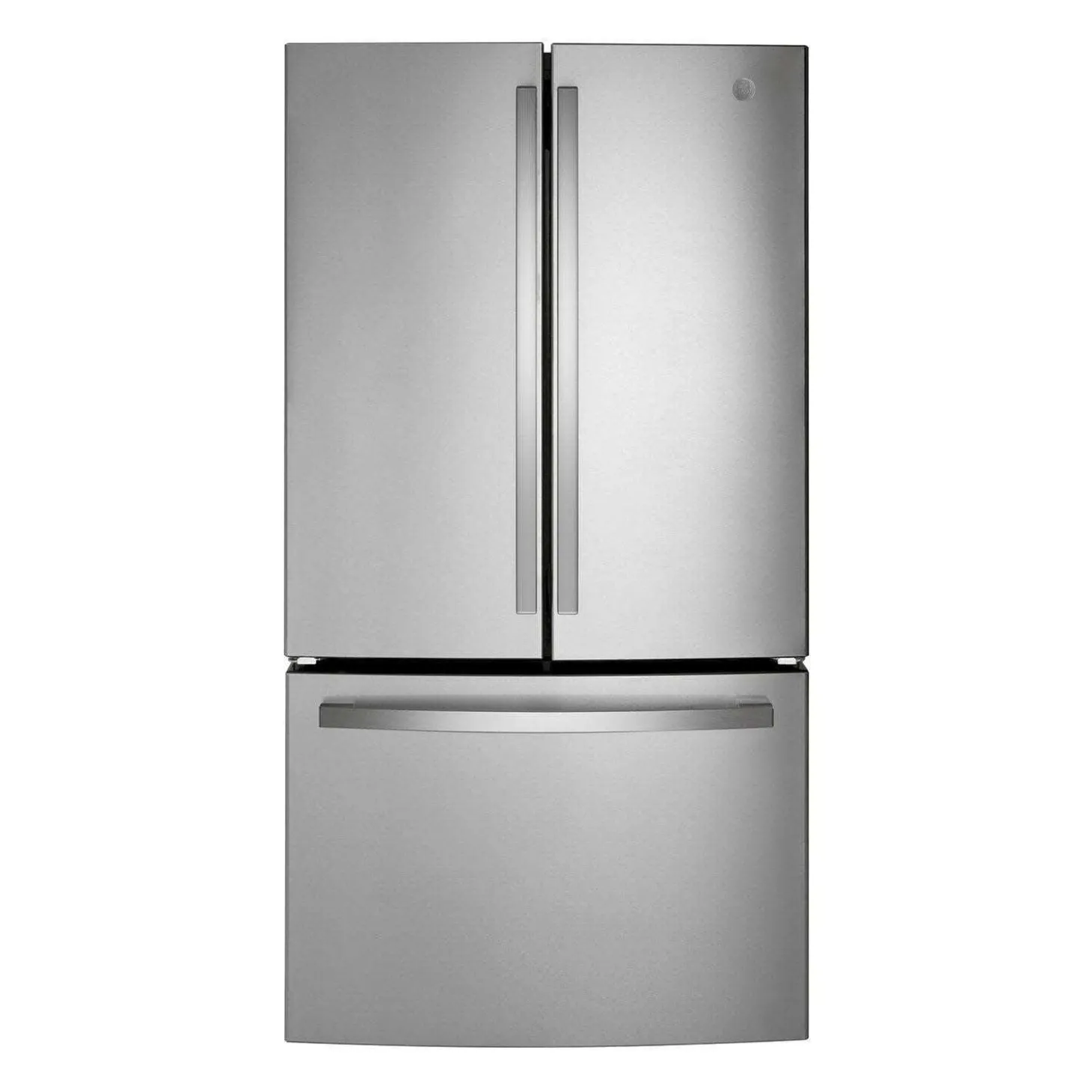 GE Réfrigérateur 27 pi3 36 po Acier inoxydable Congélateur en bas, Portes françaises - GNE27JYMFS