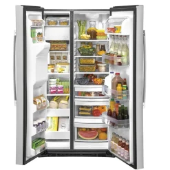 GE Réfrigérateur 25,1 pi3 36 po Acier inoxydable Côte à côte - GSS25IYNFS