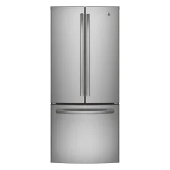 GE Réfrigérateur 20,8 pi3 30 po Acier inoxydable Congélateur en bas, Portes françaises - GNE21DYRKFS