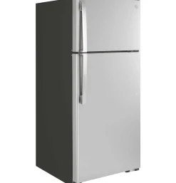 GE Réfrigérateur 16,6 pi3 28 po Acier inoxydable Congélateur en haut - GTE17GSNRSS