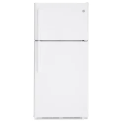 GE Réfrigérateur 18 pi3 30 po Blanc Congélateur en haut - GTE18FTLKWW
