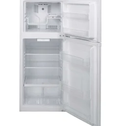 GE Réfrigérateur 11,6 pi3 24 po Blanc Congélateur en haut - GPE12FGKWW