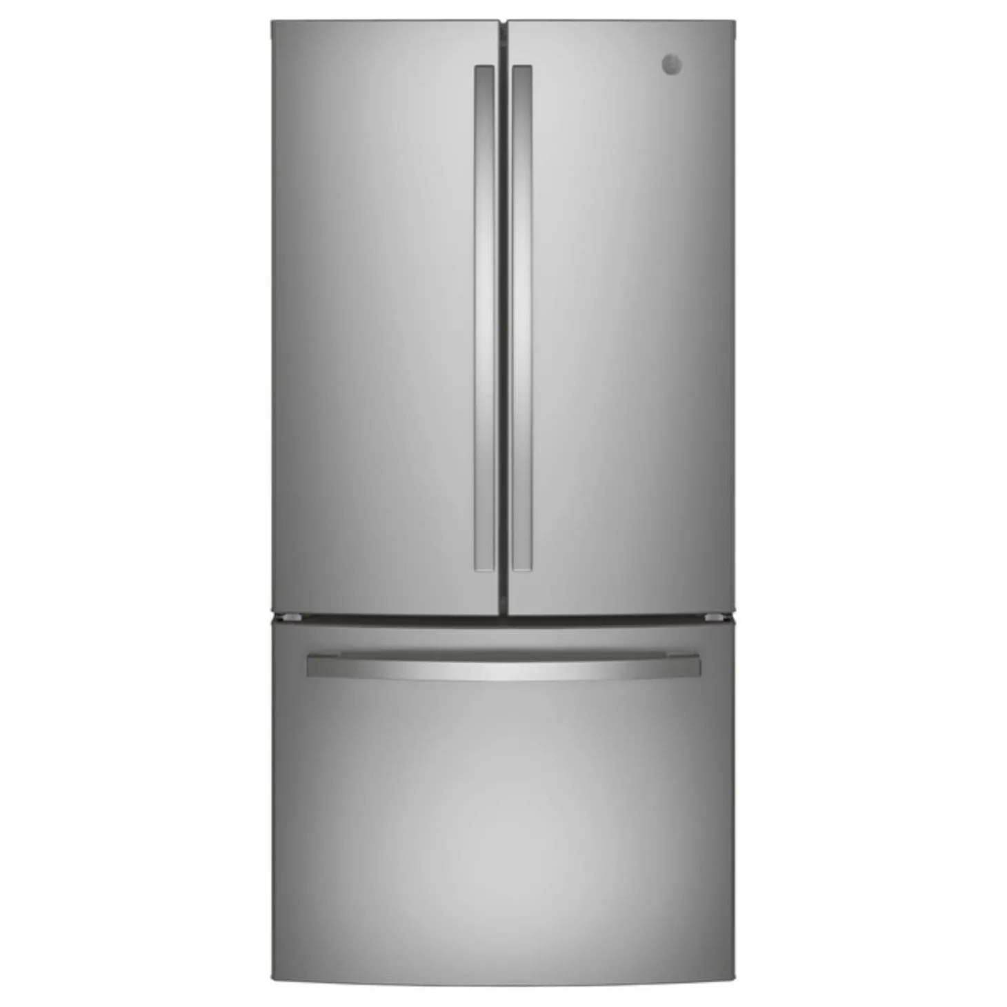 GE Réfrigérateur 24,7 pi3 33 po Inox Portes françaises - GNE25JYKFS