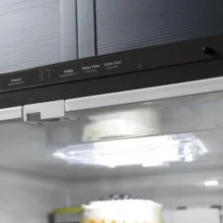 GE Réfrigérateur 21 pi3 30 po Inox Congélateur en bas - GDE21EYKFS