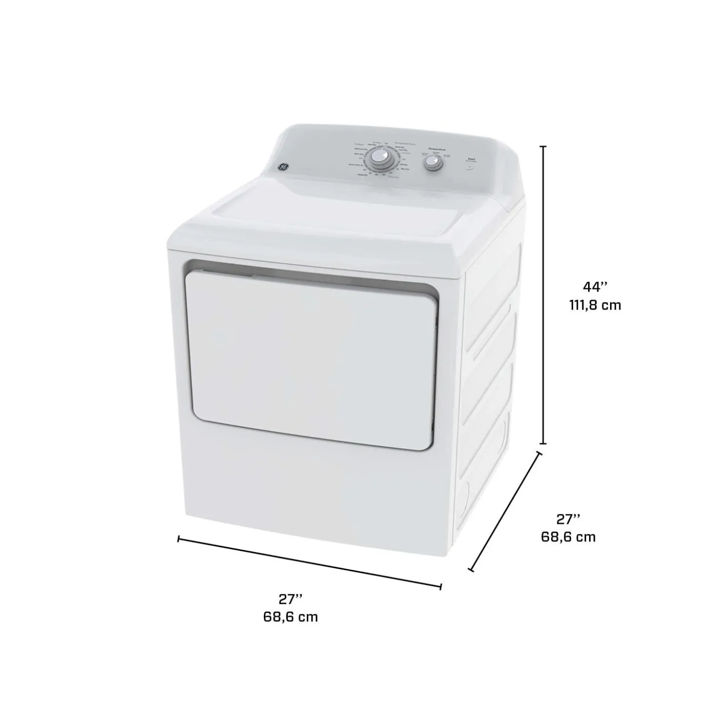 GE SécheuseBlanc 27" - GTD32EBMPWW