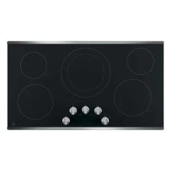 GE Table de cuisson Vitrocéramique Noir 36" Électrique Noir - JP3036SLSS