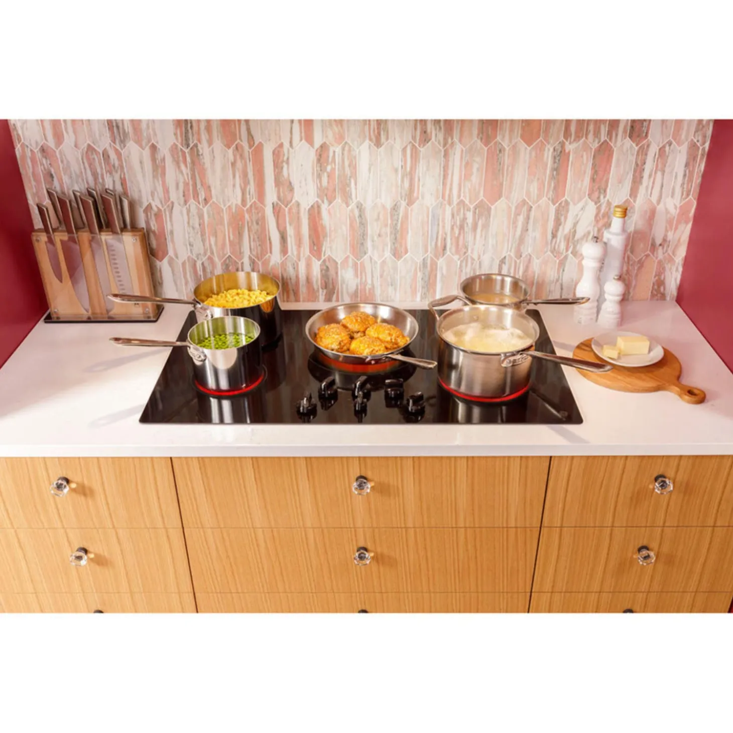 GE Table de cuisson Vitrocéramique Inox 30" Électrique Inox - JEP5030STSS