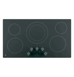 GE Table de cuisson Vitrocéramique Noir 36" Électrique Noir - JP3036DLBB