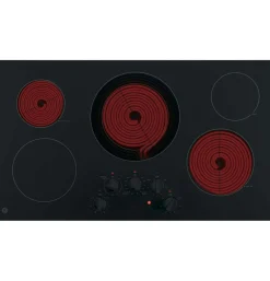 GE Table de cuisson Vitrocéramique Noir 36