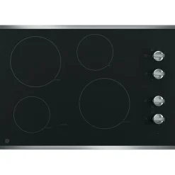 GE Table de cuisson Vitrocéramique Noir 30" Noir - JP3030SWSS