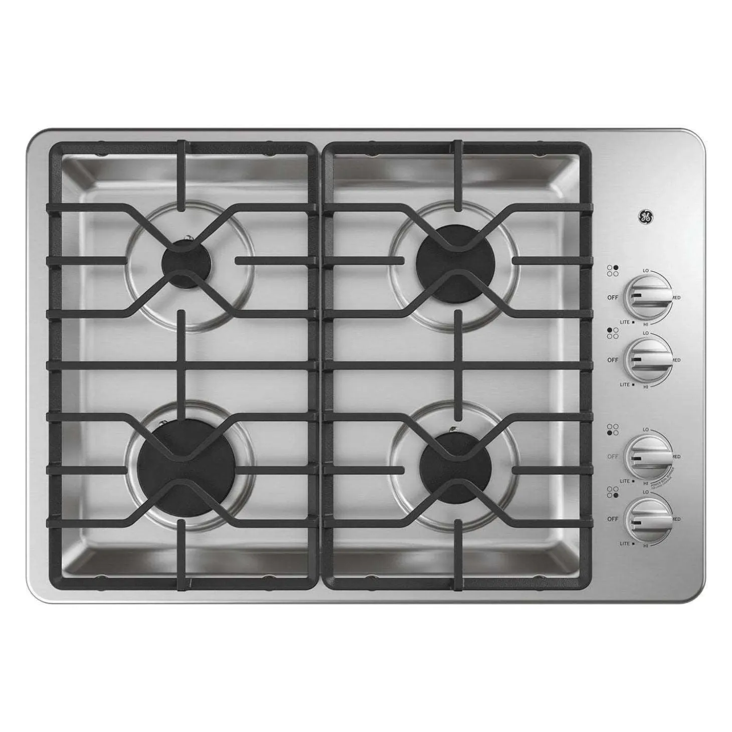 GE Table de cuissonAcier inoxydable 30" Gaz Acier inoxydable - JGP3030SLSS
