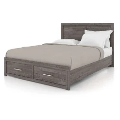 Grand lit 60" - gris