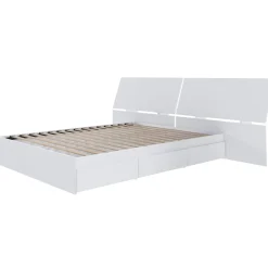 Grand lit avec rangement 3 tiroirs (60