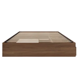 Grand lit avec rangement 3 tiroirs (60") - Nexera