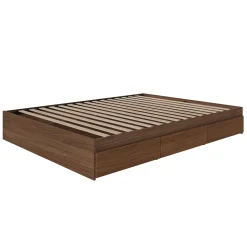 Grand lit avec rangement 3 tiroirs (60
