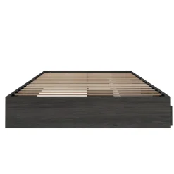 Grand lit avec rangement 3 tiroirs (60") - Nexera