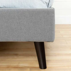 Grand lit en tissu avec tête de lit (60