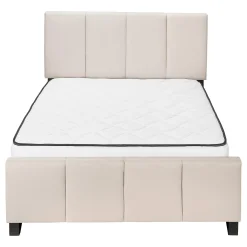 Grand lit en tissu avec tête de lit (60