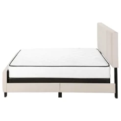 Grand lit en tissu avec tête de lit (60