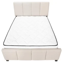 Grand lit en tissu avec tête de lit (60