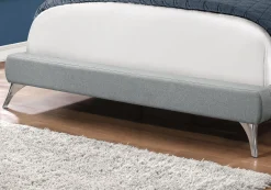 Grand lit en tissu avec tête de lit (60