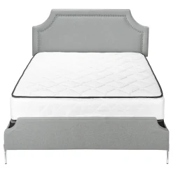 Grand lit en tissu avec tête de lit (60