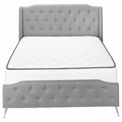 Grand lit en tissu avec tête de lit (60