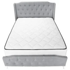 Grand lit en tissu avec tête de lit (60