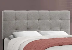 Grand lit en tissu avec tête de lit (60