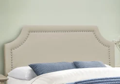 Grand lit en tissu avec tête de lit (60