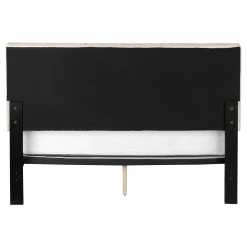 Grand lit en tissu avec tête de lit (60
