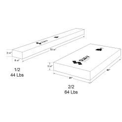 Grand lit plateforme (60