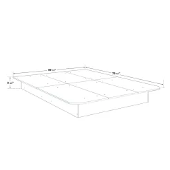 Grand lit plateforme (60