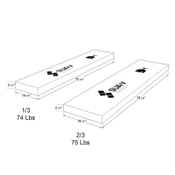 Grand lit plateforme (60