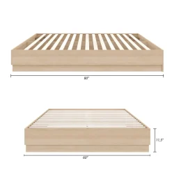 Grand lit plateforme (60