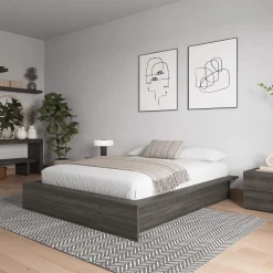 Grand lit plateforme (60