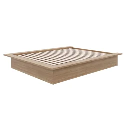Grand lit plateforme (60