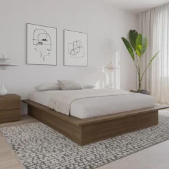 Grand lit plateforme (60