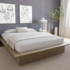 Grand lit plateforme (60