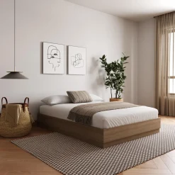 Grand lit plateforme (60